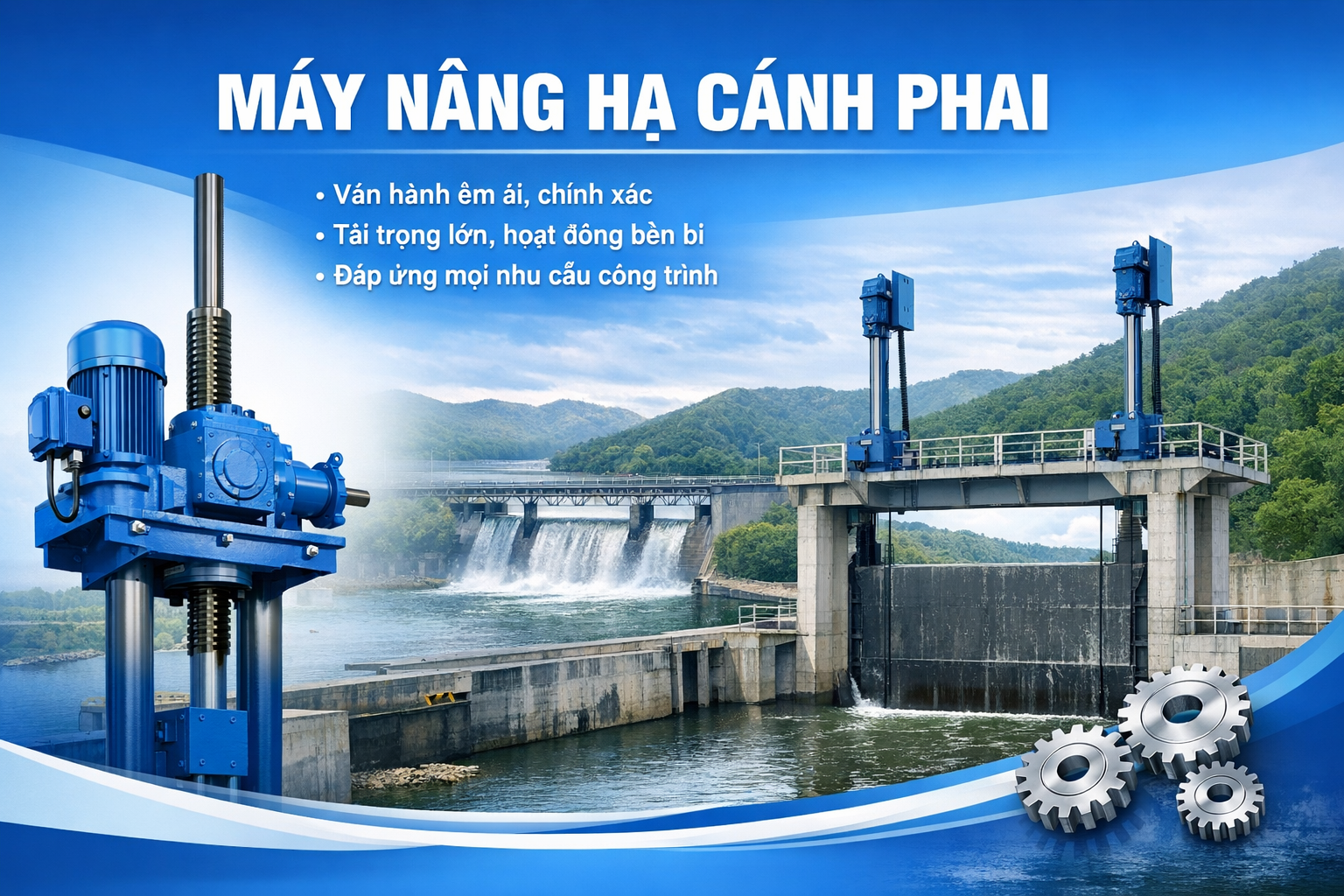 máy nâng hạ cánh phai