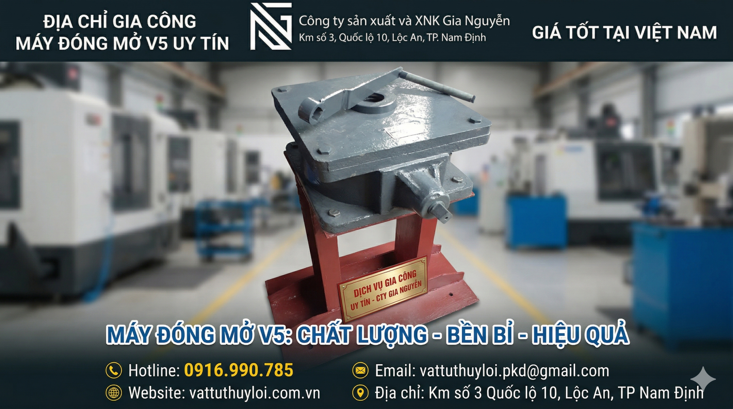 Địa Chỉ Gia Công Máy Đóng Mở V5 Uy Tín, Giá Tốt Tại Việt Nam