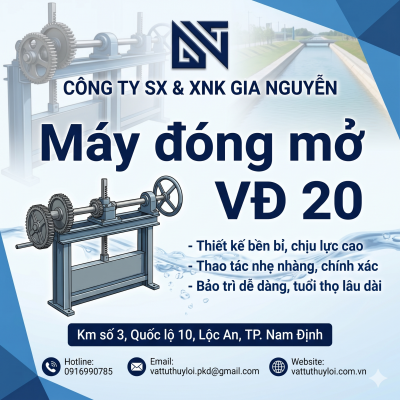 Cấu tạo của máy đóng mở VĐ20