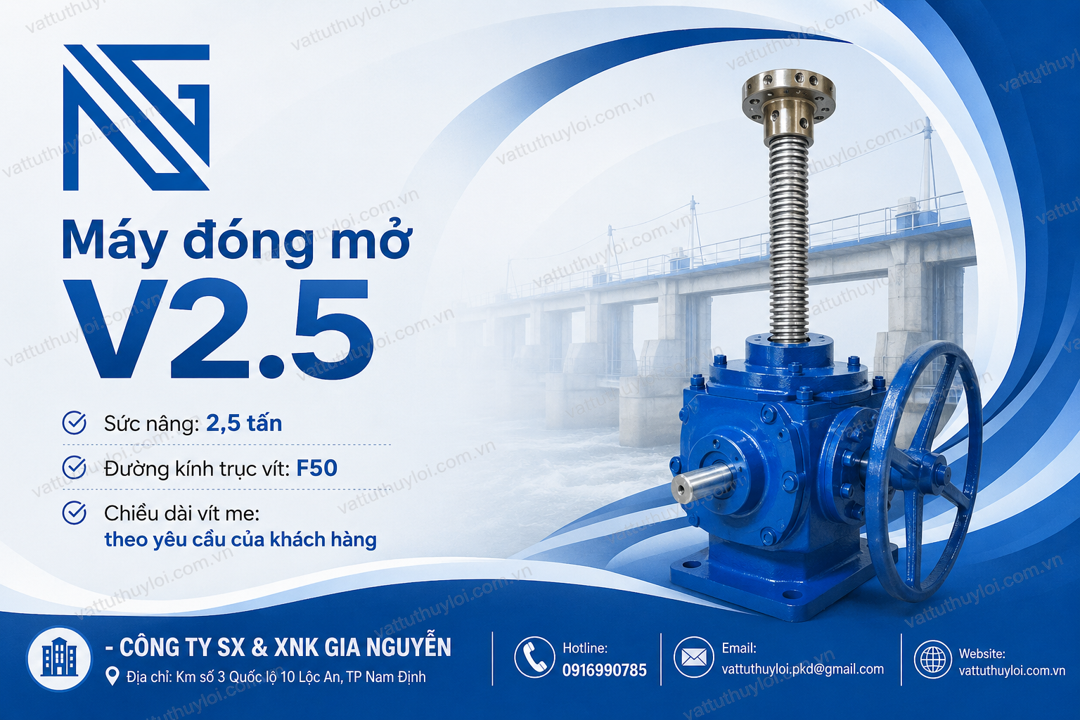 máy đóng mở V2.5 của Gia Nguyễn?