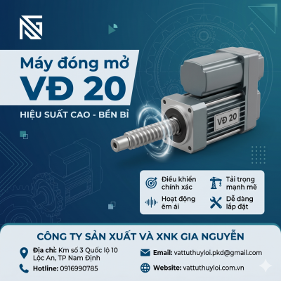 Báo Giá Máy Đóng Mở VĐ20 Mới Nhất 2026 – Giá Tận Xưởng, Chất Lượng Cao