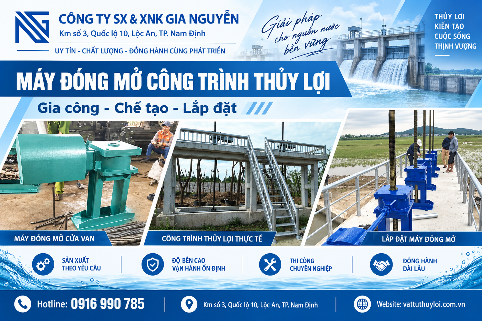 7 Tiêu Chí Lựa Chọn Máy Đóng Mở Công Trình Thủy Lợi Phù Hợp Nhất