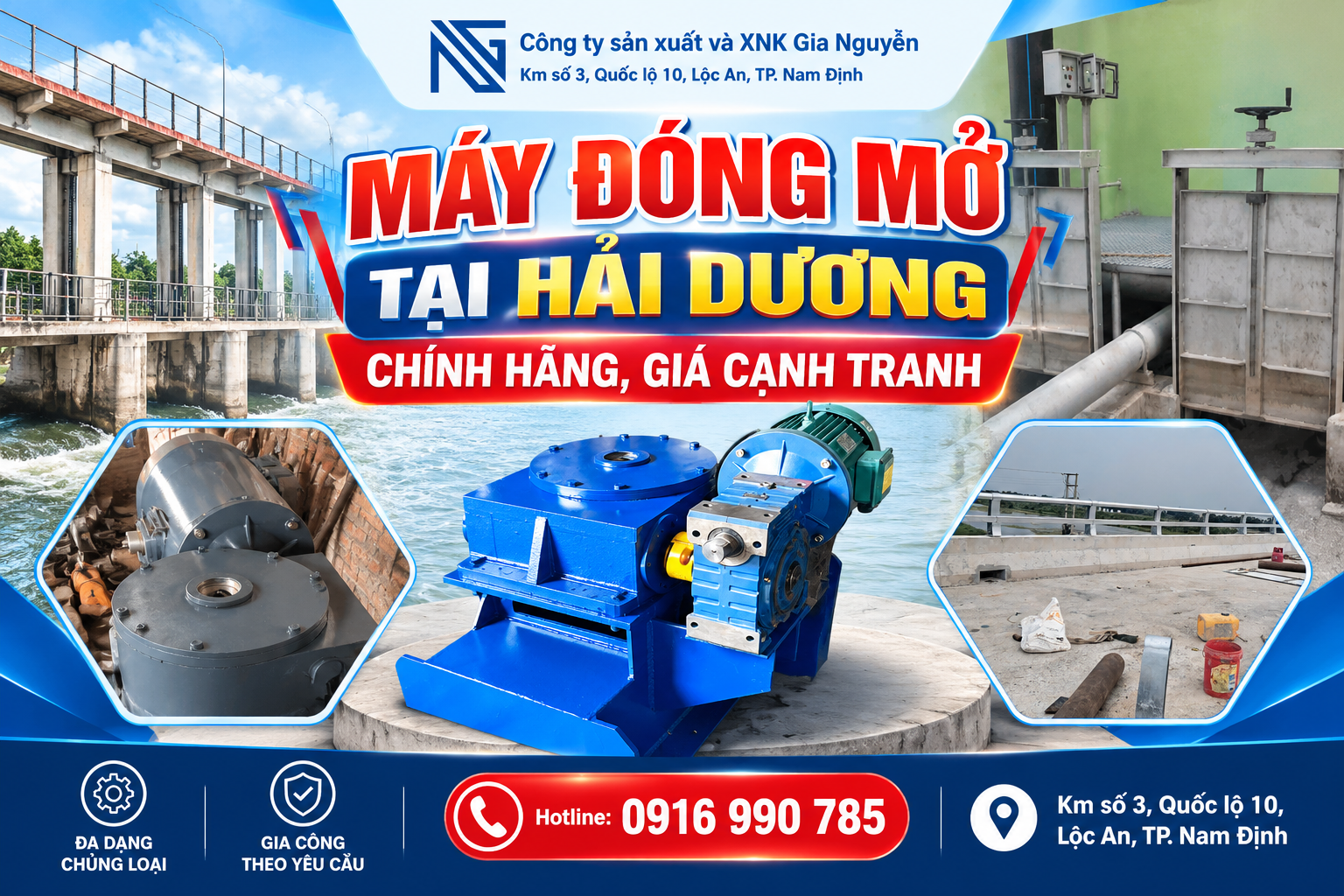 Máy Đóng Mở Tại Hải Dương – Chính Hãng, Giá Cạnh Tranh | Gia Nguyễn